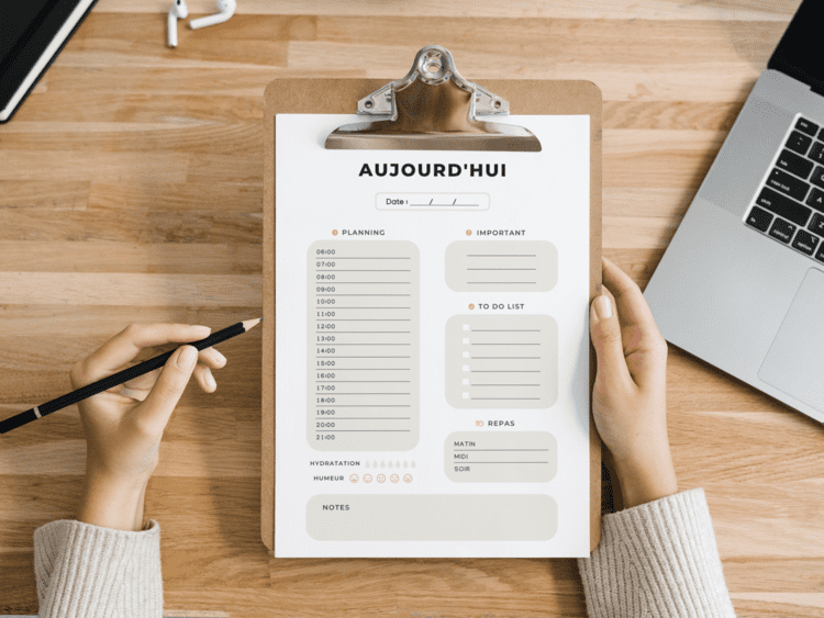 Planificateur et agenda gestion du temps