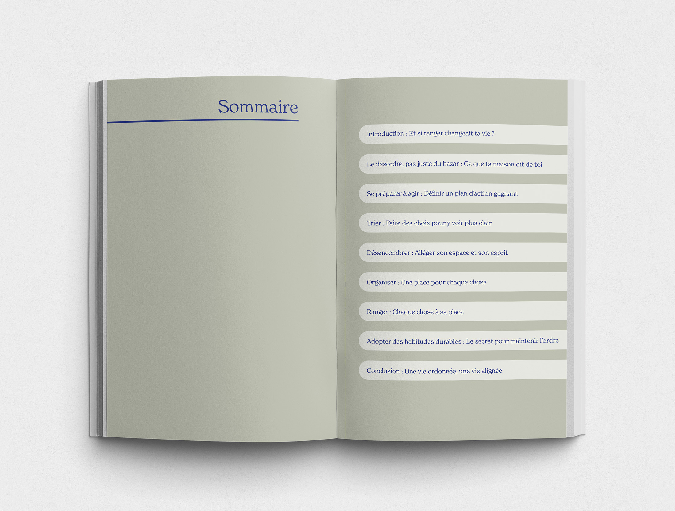 Livre de rangement et organisation, méthodes pour trier et désencombrer