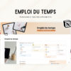 Emploi du temps et to do list