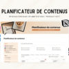 Planificateur de contenus