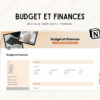 Budget et finances
