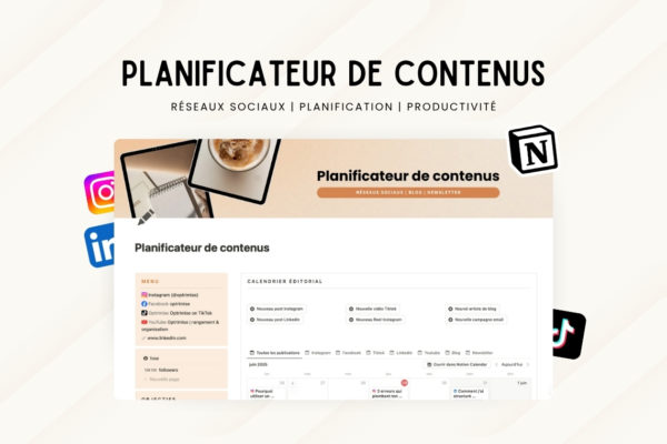 Planificateur de contenus