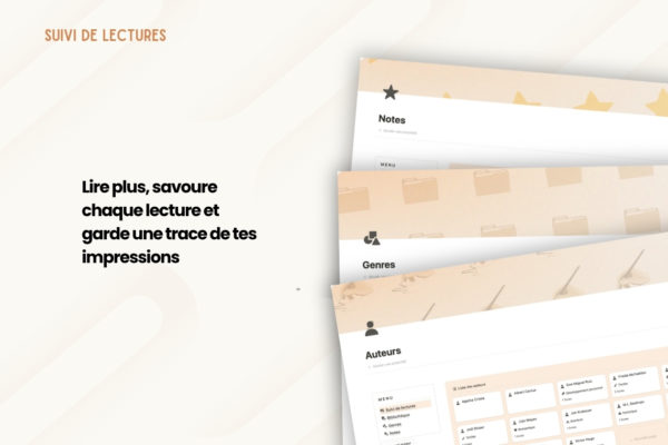 Suivi de lectures