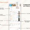Template Notion Planificateur de voyages – organise facilement tes vacances avec un tableau de bord centralisé, la gestion des réservations, des to-do, du budget, de la valise, des bonnes adresses et du programme jour par jour.