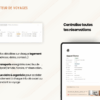Template Notion Planificateur de voyages – organise facilement tes vacances avec un tableau de bord centralisé, la gestion des réservations, des to-do, du budget, de la valise, des bonnes adresses et du programme jour par jour.